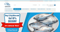 Desktop Screenshot of freshfishbasket.com